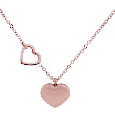 Vuch Romantický pozlátený náhrdelník Inlove Rose zlaté Vuch Romantický pozlátený náhrdelník Inlove Rose zlaté