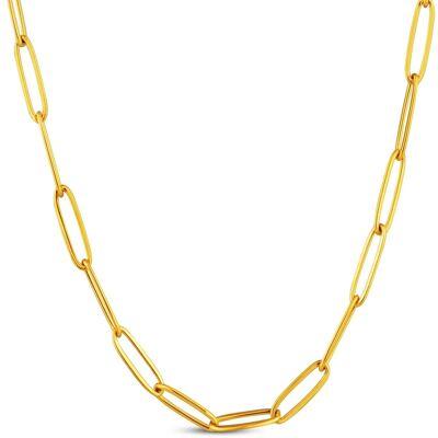 Vuch Slušivý pozlátený náhrdelník Isel Gold Vuch Slušivý pozlátený náhrdelník Isel Gold