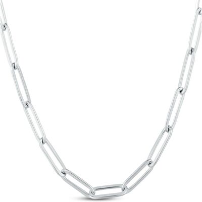Vuch Výrazný oceľový náhrdelník Elar Silver Vuch Výrazný oceľový náhrdelník Elar Silver