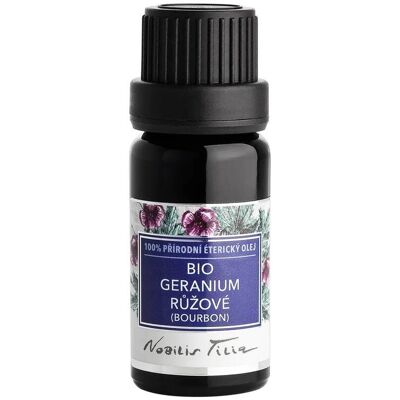 Nobilis Tilia Éterický olej Bio Geranium ružové (Bourbon) 10 ml Nobilis Tilia Éterický olej Bio Geranium ružové (Bourbon) 10 ml