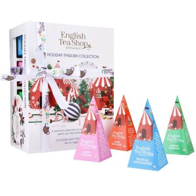 English Tea Shop Darčeková kolekcia Vianočné biela BIO 12 pyramidek English Tea Shop Darčeková kolekcia Vianočné biela BIO 12 pyramidek