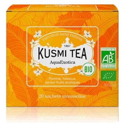 Kusmi Tea Aqua Exotica BIO 20 mušelínových vrecúšok 40 g Kusmi Tea Aqua Exotica BIO 20 mušelínových vrecúšok 40 g