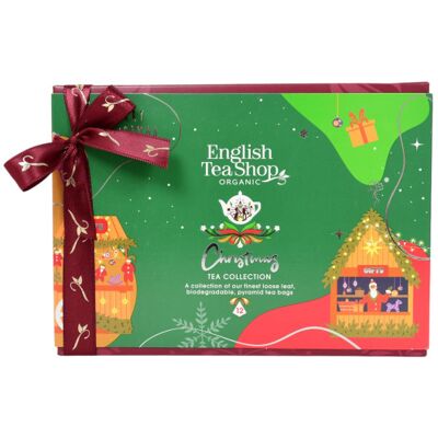 English Tea Shop Vianočné čaje - Zelená kúzla BIO 12 pyramídok English Tea Shop Vianočné čaje - Zelená kúzla BIO 12 pyramídok