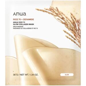 Anua Pleťová maska Rice 70 Glow Collagen Mask 38 g Anua Pleťová maska Rice 70 Glow Collagen Mask 38 g