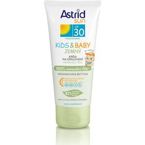 Astrid Jemný krém na opaľovanie pre deti OF 30 Sun Kids & Baby 100% minerálna filter 100 ml Astrid Jemný krém na opaľovanie pre deti OF 30 Sun Kids & Baby 100% minerálna filter 100 ml