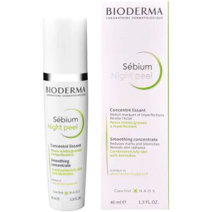 Bioderma Nočné pleťové sérum s peelingovým efektom (Sebium Night Peel Smoothing Concentrate) 40 ml Bioderma Nočné pleťové sérum s peelingovým efektom (Sebium Night Peel Smoothing Concentrate) 40 ml