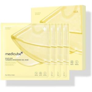 Medicube Súprava gélových pleťových masiek proti pigmentovým škvrnám Kojic Acid (Turmeric Brightening Gél Mask) 4 x 28 g Medicube Súprava gélových pleťových masiek proti pigmentovým škvrnám Kojic Acid (Turmeric Brightening Gél Mask) 4 x 28 g