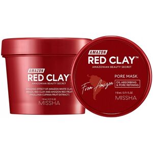 Missha Čistiaca maska s červeným ílom Amazon Red Clay™ (Pore Mask) 110 ml Missha Čistiaca maska s červeným ílom Amazon Red Clay™ (Pore Mask) 110 ml