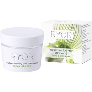RYOR Tradičný mandľový krém ultramastný pre suchú a citlivú pleť 50 ml RYOR Tradičný mandľový krém ultramastný pre suchú a citlivú pleť 50 ml