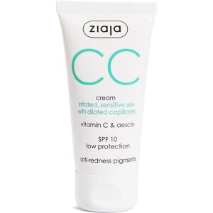 Ziaja CC krém pre podráždenú a citlivú pleť s rozšírenými žilkami SPF 10 (CC Cream) 50 ml Ziaja CC krém pre podráždenú a citlivú pleť s rozšírenými žilkami SPF 10 (CC Cream) 50 ml