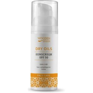 WoodenSpoon Opaľovací krém na tvár Nízky komedogénny index SPF 50 - 50 ml WoodenSpoon Opaľovací krém na tvár Nízky komedogénny index SPF 50 - 50 ml