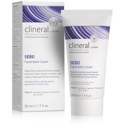 AHAVA Intenzívny krém na tvár Clineral SEBO (Facial Balm Cream) 50 ml AHAVA Intenzívny krém na tvár Clineral SEBO (Facial Balm Cream) 50 ml