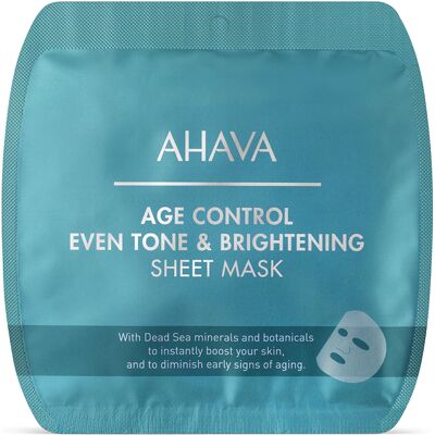 AHAVA Rozjasňujúca pleťová maska Age Control (Even Tone & Brightening Sheet Mask) 17 g AHAVA Rozjasňujúca pleťová maska Age Control (Even Tone & Brightening Sheet Mask) 17 g