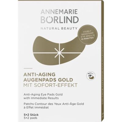 ANNEMARIE BORLIND Anti-aging obklady na oči Gold Anti-aging Eye Pads Gold 5 x 2 ks ANNEMARIE BORLIND Anti-aging obklady na oči Gold Anti-aging Eye Pads Gold 5 x 2 ks