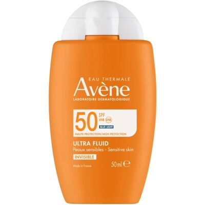 Avène Ochranný fluid pre citlivú pleť SPF 50 Invisible (Ultra Fluid) 50 ml Avène Ochranný fluid pre citlivú pleť SPF 50 Invisible (Ultra Fluid) 50 ml