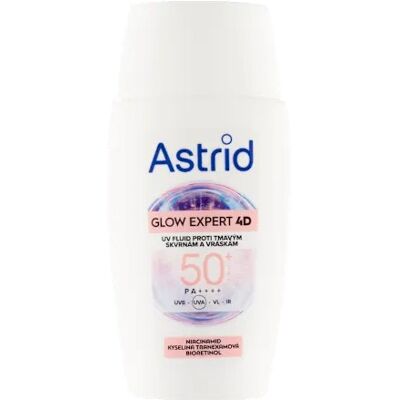 Astrid Pleťový fluid proti tmavým škvrnám a vráskam SPF 50 Glow Expert 4D 50 ml Astrid Pleťový fluid proti tmavým škvrnám a vráskam SPF 50 Glow Expert 4D 50 ml