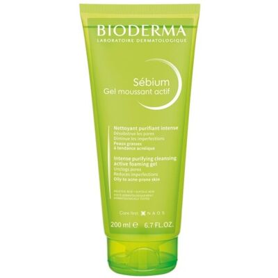 Bioderma Čistiaci pleťový gél pre aknóznu a mastnú pleť Sebium (Active Gel) 200 ml Bioderma Čistiaci pleťový gél pre aknóznu a mastnú pleť Sebium (Active Gel) 200 ml