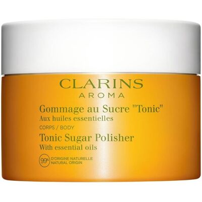 Clarins Telový peeling s esenciálnymi olejmi Tonic Sugar Polisher 250 g Clarins Telový peeling s esenciálnymi olejmi Tonic Sugar Polisher 250 g