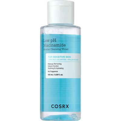 COSRX Čistiaca micelárna voda pre citlivú pleť Low pH Niacinamide (Micellar Cleansing Water) 100 ml COSRX Čistiaca micelárna voda pre citlivú pleť Low pH Niacinamide (Micellar Cleansing Water) 100 ml