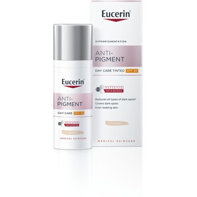 Eucerin Denný tónovaný krém SPF 30 Antipigment (Tinted Cream) 50 ml Medium Eucerin Denný tónovaný krém SPF 30 Antipigment (Tinted Cream) 50 ml Medium