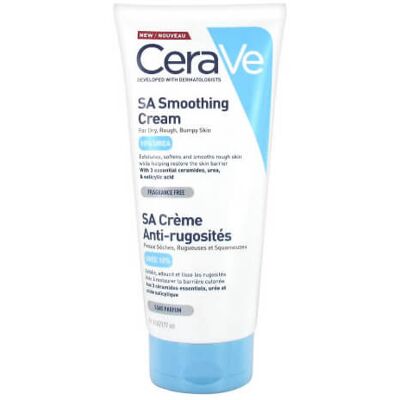 CeraVe Hydratačný zjemňujúci krém pre suchú až veľmi suchú pokožku SA (Smoothing Cream) 340 g CeraVe Hydratačný zjemňujúci krém pre suchú až veľmi suchú pokožku SA (Smoothing Cream) 340 g