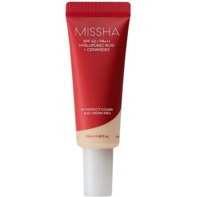 Missha BB krém SPF 42 Perfect Cover (BB Cream Ex) 20 ml 21 Light Beige Missha BB krém SPF 42 Perfect Cover (BB Cream Ex) 20 ml 21 Light Beige