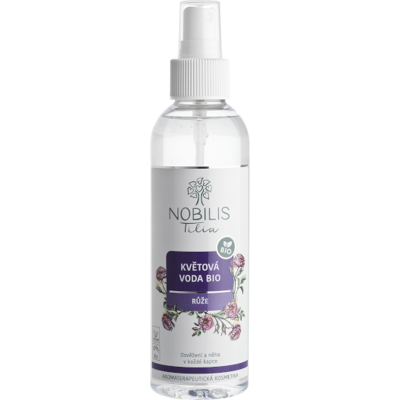 Nobilis Tilia Kvetová voda BIO Ruža 200 ml - plast Nobilis Tilia Kvetová voda BIO Ruža 200 ml - plast