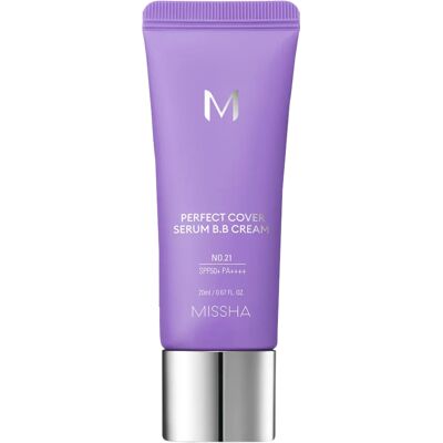 Missha BB krém SPF 50 M Perfect Cover Serum BB Cream 20 ml 21 Missha BB krém SPF 50 M Perfect Cover Serum BB Cream 20 ml 21