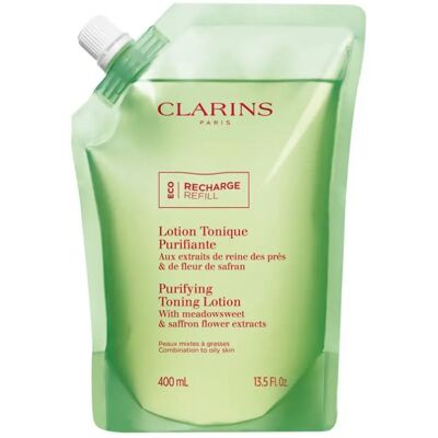 Clarins Tonizačná voda pre zmiešanú až mastnú pleť (Purifying Toning Lotion) 400 ml - náhradná náplň Clarins Tonizačná voda pre zmiešanú až mastnú pleť (Purifying Toning Lotion) 400 ml - náhradná náplň