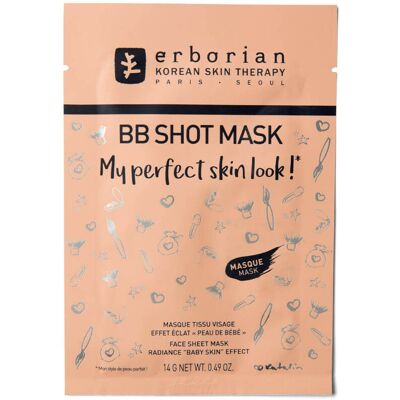 Erborian Rozjasňujúci pleťová maska BB Shot Mask (Face Sheet Mask) 14 g Erborian Rozjasňujúci pleťová maska BB Shot Mask (Face Sheet Mask) 14 g
