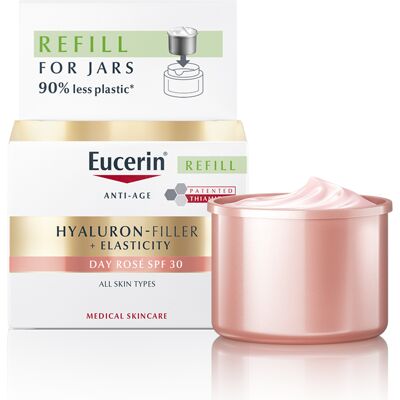 Eucerin Náplň do denného krému proti starnutiu SPF 30 Hyaluron-Filler+Elasticity (Day Rosé Cream Refill ) 50 ml Eucerin Náplň do denného krému proti starnutiu SPF 30 Hyaluron-Filler+Elasticity (Day Rosé Cream Refill ) 50 ml