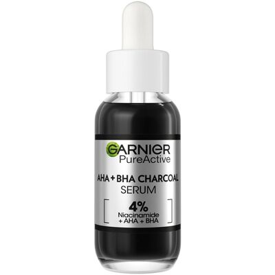 Garnier Sérum proti nedokonalostiam pleti AHA + BHA Charcoal (Serum) 30 ml Garnier Sérum proti nedokonalostiam pleti AHA + BHA Charcoal (Serum) 30 ml