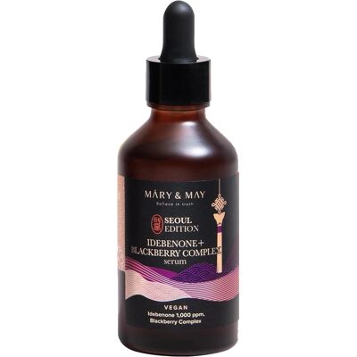 MARY & MAY Pleťové sérum Idebenone + Blackberry Complex Serum 80 ml MARY & MAY Pleťové sérum Idebenone + Blackberry Complex Serum 80 ml