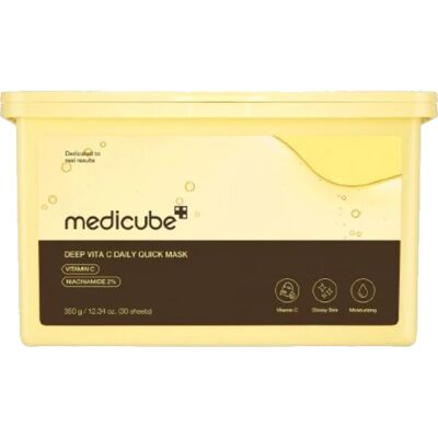 Medicube Vitamínová pleťová maska Deep Vita C (Daily Quick Sheet Mask) 30 ks Medicube Vitamínová pleťová maska Deep Vita C (Daily Quick Sheet Mask) 30 ks