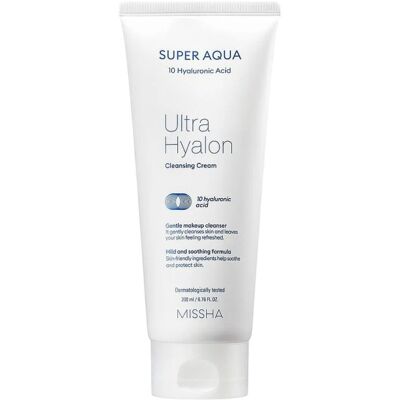 Missha Hydratačný čistiaci krém Super Aqua Ultra Hyalon (Cleansing Cream) 200 ml Missha Hydratačný čistiaci krém Super Aqua Ultra Hyalon (Cleansing Cream) 200 ml