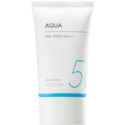 Missha Opaľovací gélový krém na tvár SPF 50 Aqua Sun (All Around Safe Block Aqua Sun Gel) 50 ml Missha Opaľovací gélový krém na tvár SPF 50 Aqua Sun (All Around Safe Block Aqua Sun Gel) 50 ml