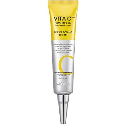Missha Rozjasňujúci pleťový krém Anti-Age Vita C Plus (Eraser Toning Cream) 30 ml Missha Rozjasňujúci pleťový krém Anti-Age Vita C Plus (Eraser Toning Cream) 30 ml