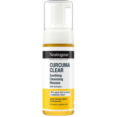 Neutrogena Upokojujúca čistiaca pena s kurkumou pre citlivú, zmiešanú a problematickú pleť Curcuma Clear (Soothing Cleansing Mousse) 150 ml Neutrogena Upokojujúca čistiaca pena s kurkumou pre citlivú, zmiešanú a problematickú pleť Curcuma Clear (Soothing Cleansing Mousse) 150 ml