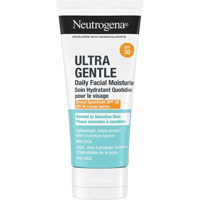 Neutrogena Hydratačný pleťový krém SPF 30 Ultra Gentle Facial Mosturiser 100 ml Neutrogena Hydratačný pleťový krém SPF 30 Ultra Gentle Facial Mosturiser 100 ml