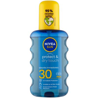 Nivea Neviditeľný sprej na opaľovanie Protect & Refresh SPF 30 200 ml Nivea Neviditeľný sprej na opaľovanie Protect & Refresh SPF 30 200 ml