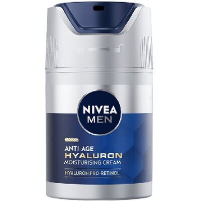 Nivea Hydratačný krém proti vráskam Nivea Men Anti-Age Hyaluron (Moisturising Cream) 50 ml Nivea Hydratačný krém proti vráskam Nivea Men Anti-Age Hyaluron (Moisturising Cream) 50 ml