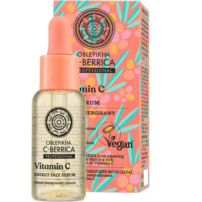 Natura Siberica Energizujúce pleťové sérum Oblepikha C-Berrica Vitamín C (Energy Face Serum) 30 ml Natura Siberica Energizujúce pleťové sérum Oblepikha C-Berrica Vitamín C (Energy Face Serum) 30 ml
