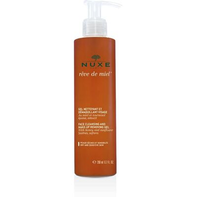 Nuxe Šetrný čistiaci a odličovací gél Reve de Miel (Facial Cleansing and Make-Up Removing Gel) 200 ml Nuxe Šetrný čistiaci a odličovací gél Reve de Miel (Facial Cleansing and Make-Up Removing Gel) 200 ml