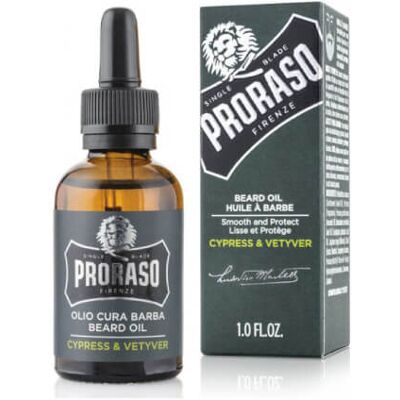 Proraso Olej na bradu s cyprom a vetiverom Cypress & Vetyver (Beard Oil) 30 ml Proraso Olej na bradu s cyprom a vetiverom Cypress & Vetyver (Beard Oil) 30 ml