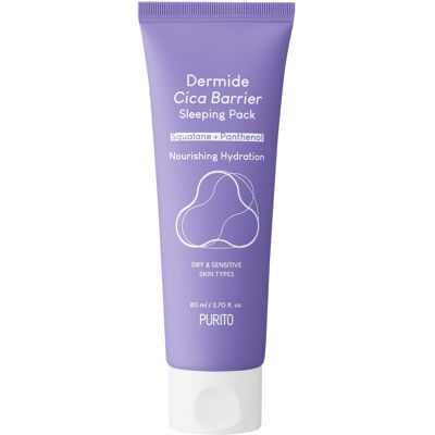 PURITO Hydra tačná nočná maska Purito Dermide Cica Barrier (Night Mask) 80 g PURITO Hydra tačná nočná maska Purito Dermide Cica Barrier (Night Mask) 80 g