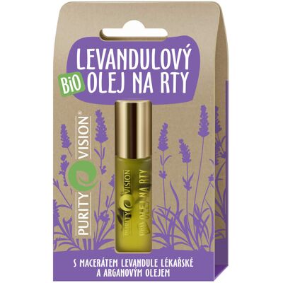 Purity Vision Bio Levanduľový olej na pery 10 ml Purity Vision Bio Levanduľový olej na pery 10 ml