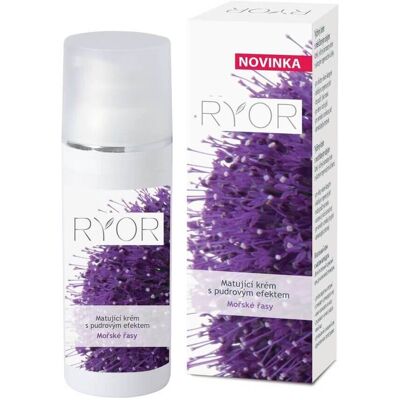 RYOR Zmatňujúci krém s púdrovým efektom Morské riasy 50 ml RYOR Zmatňujúci krém s púdrovým efektom Morské riasy 50 ml