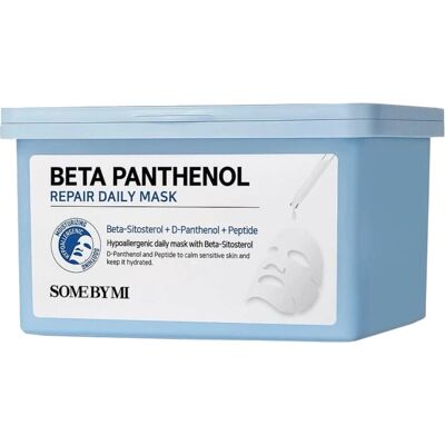 Some By Mi Hydratačná a upokojujúca pleťová maska Beta Panthenol (Repair Daily Mask) 30 ks Some By Mi Hydratačná a upokojujúca pleťová maska Beta Panthenol (Repair Daily Mask) 30 ks
