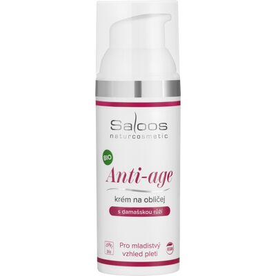 Saloos Prírodný anti-age krém s ružou 50 ml Saloos Prírodný anti-age krém s ružou 50 ml