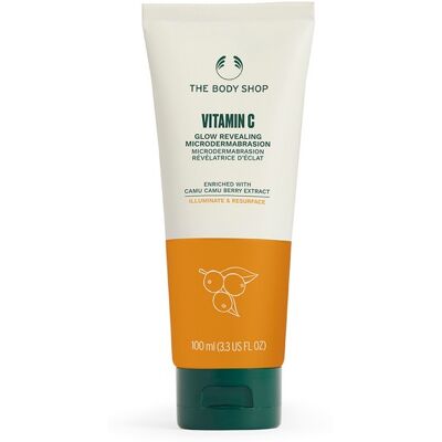The Body Shop Rozjasňujúci pleťový peeling Vitamín C (Glow Revealing Microdermabrasion) 100 ml The Body Shop Rozjasňujúci pleťový peeling Vitamín C (Glow Revealing Microdermabrasion) 100 ml
